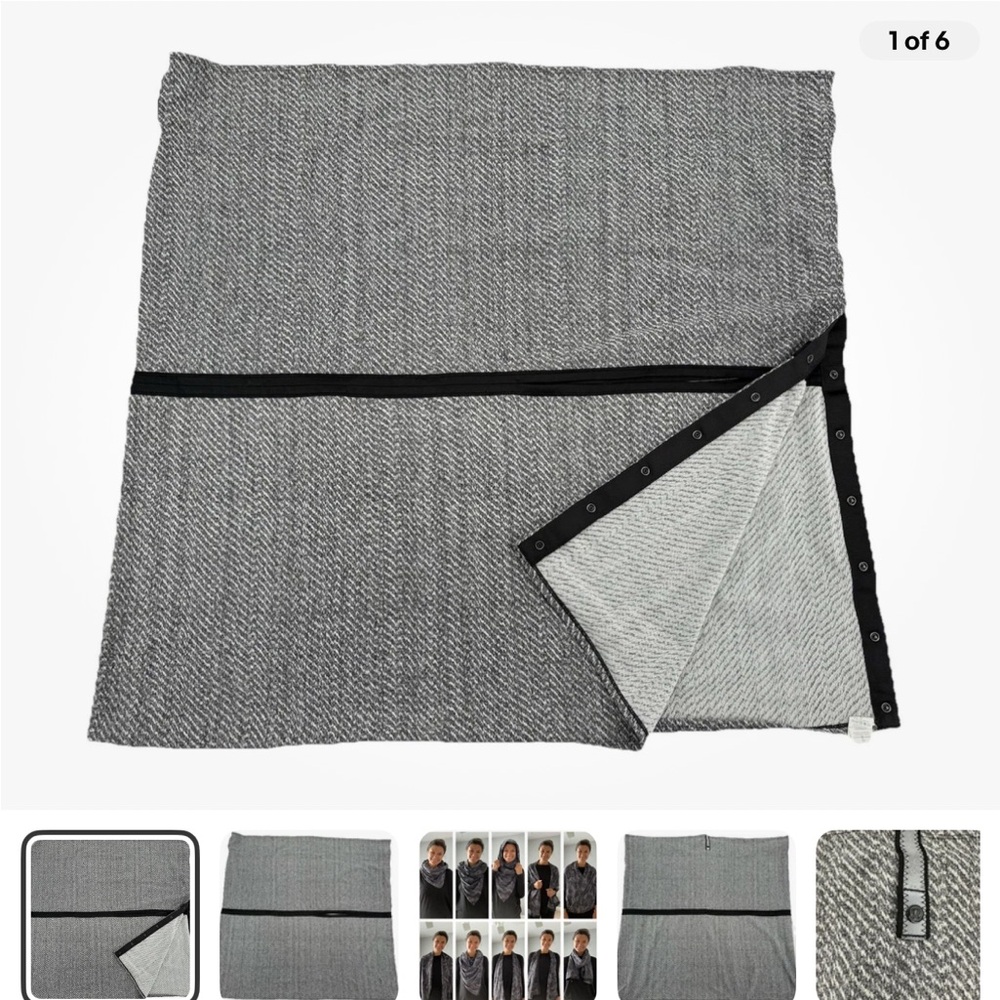 lululemon athletica Charcoal Vinyasa Wrap